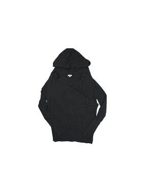 Splendid Waffle Knit Cardigan in Black